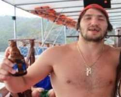 Alexander Ovechkin consuming alcohol
